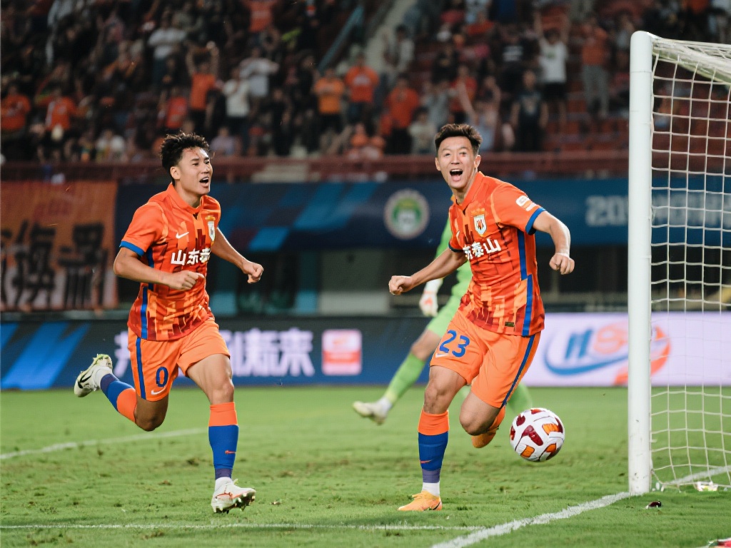 “惊天大逆转!山东泰山补时绝杀梅州客家” 在绿茵场上,胜利往往瞬息万变,但正是这不